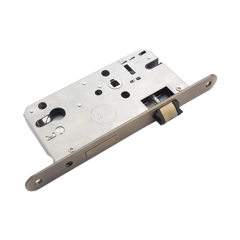 Panneau en acier inoxydable silencieux à tête ronde 7255 Corps de verrouillage en cuivre Panneau en acier inoxydable silencieux à tête ronde 7255 Corps de verrouillage en cuivre