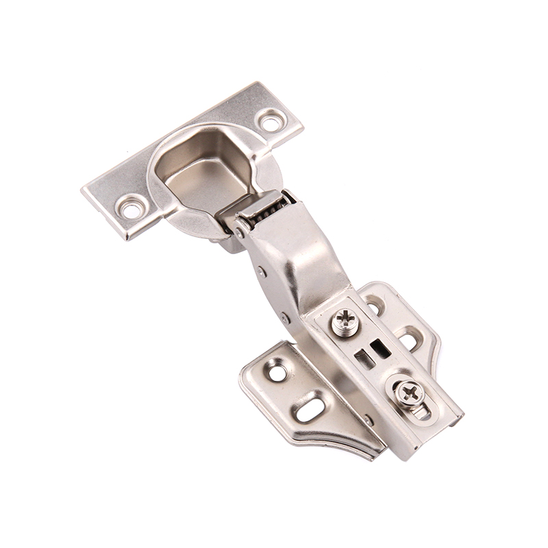 Tampon hydraulique Matt Surface Matt Hinge de porte d'armoire fixe